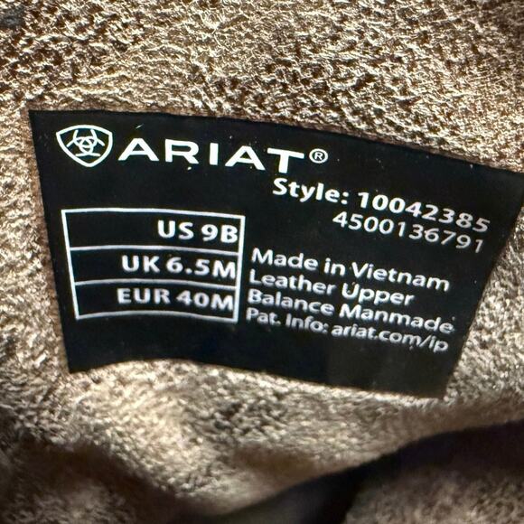 Ariat Hybrid StretchFit Western Boots Womens sz 9B. Tough boots, well broken in - Picture 6 of 16